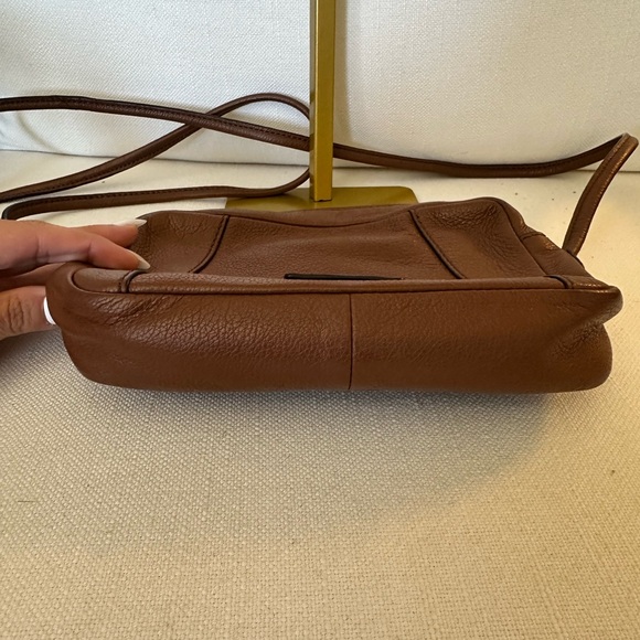 Vintage Fossil Brown Leather Crossbody Bag - Picture 6 of 7